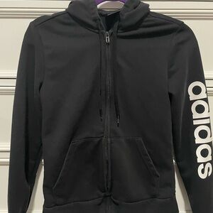 Adidas Charcoal Full-Zip Jacket
